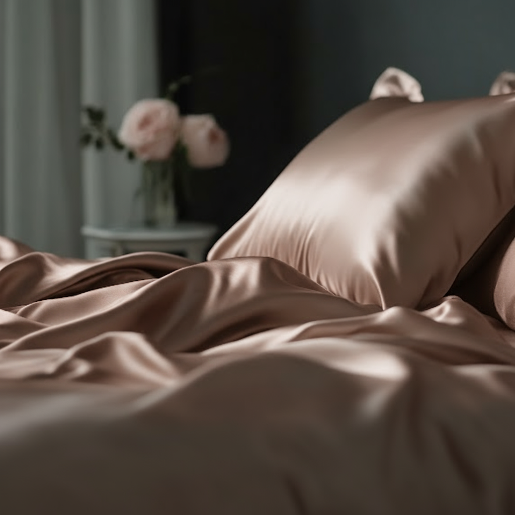 Radiance Rose Pure Silk Pillowcase